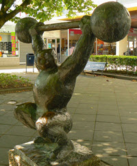 weightlift statue